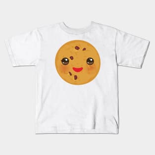 Chocolate chip cookie freshly baked (2) Kids T-Shirt